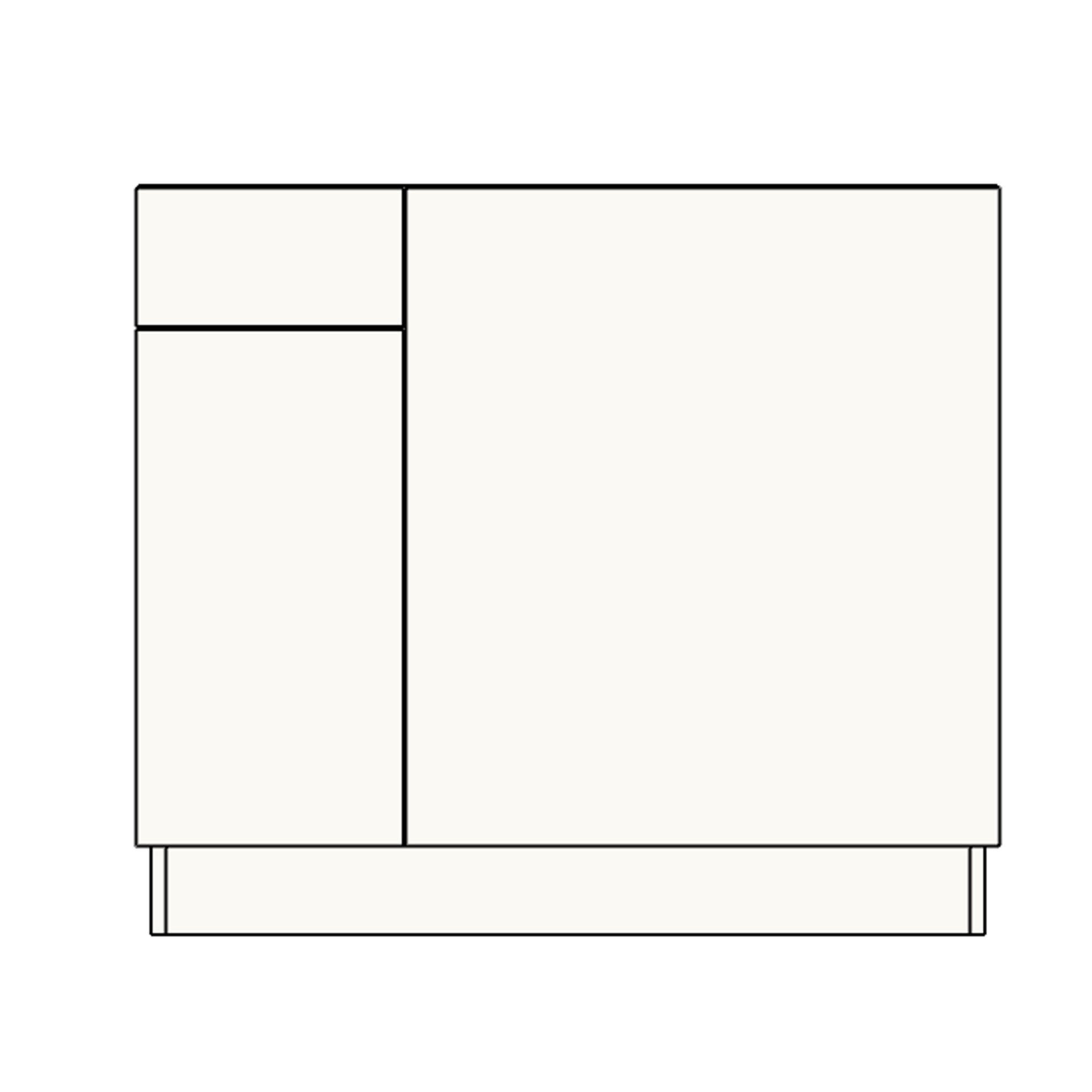 WiseCabinet. Base Blind Corner Cabinet (BBC)