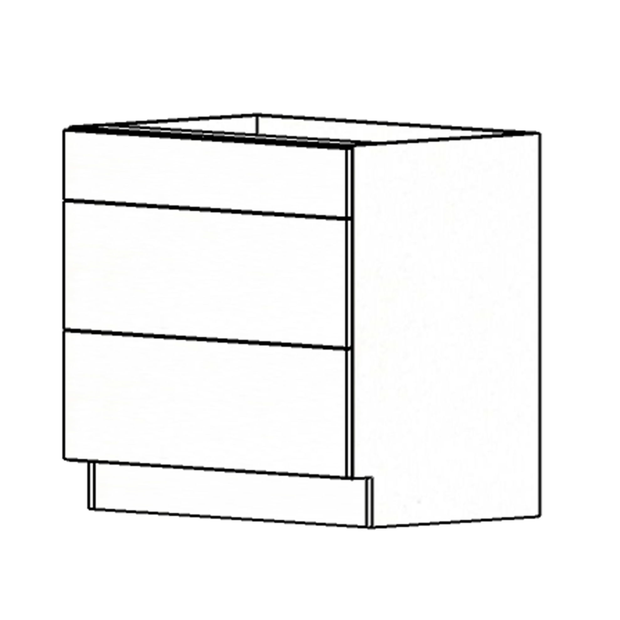 WiseCabinet. Vanity Drawer Base (VD) (No Sink)