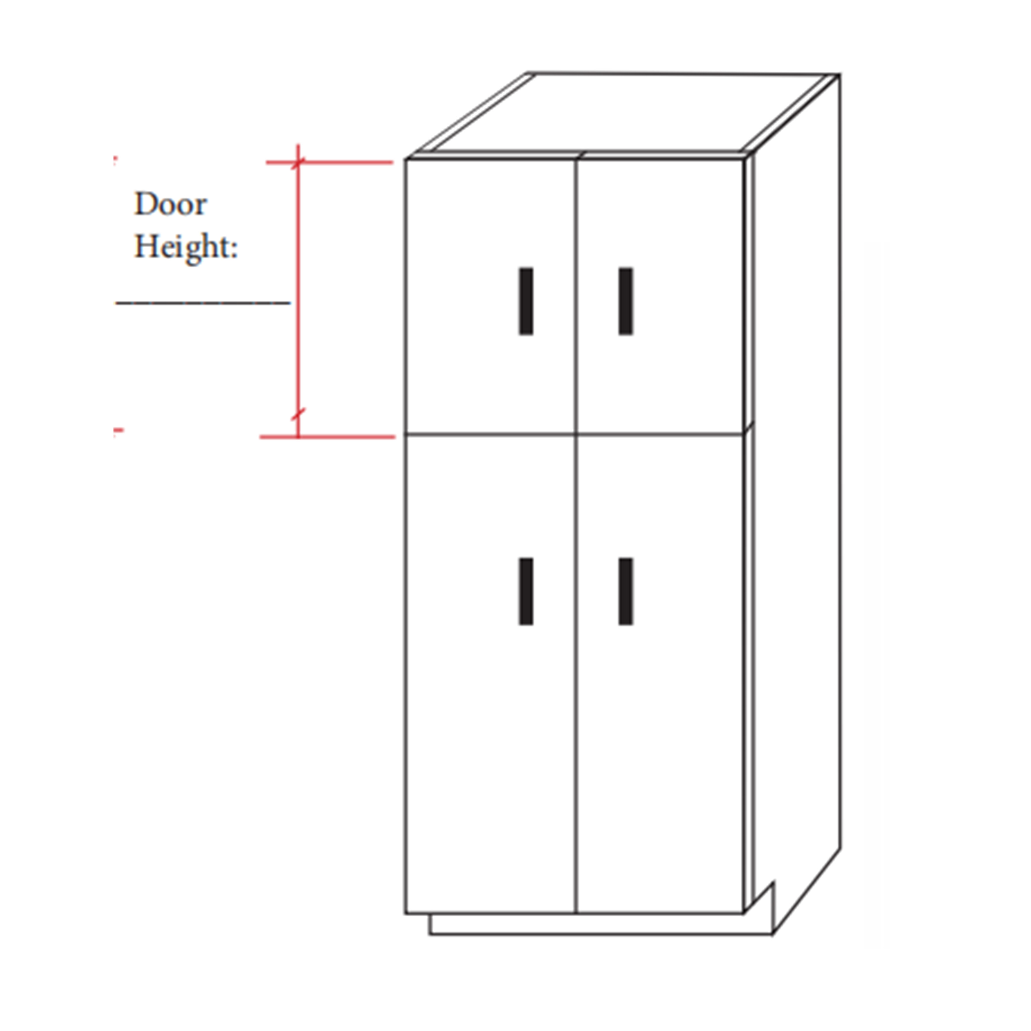 Double Door Pantry Cabinet